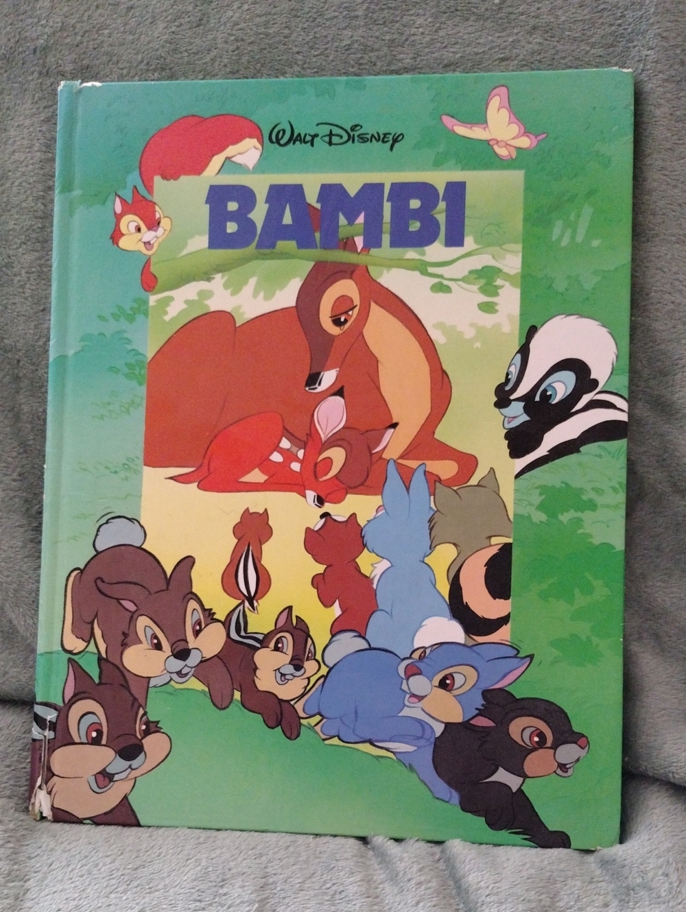 3/$15 - Walt Disney's Bambi Book Published In The 80s.